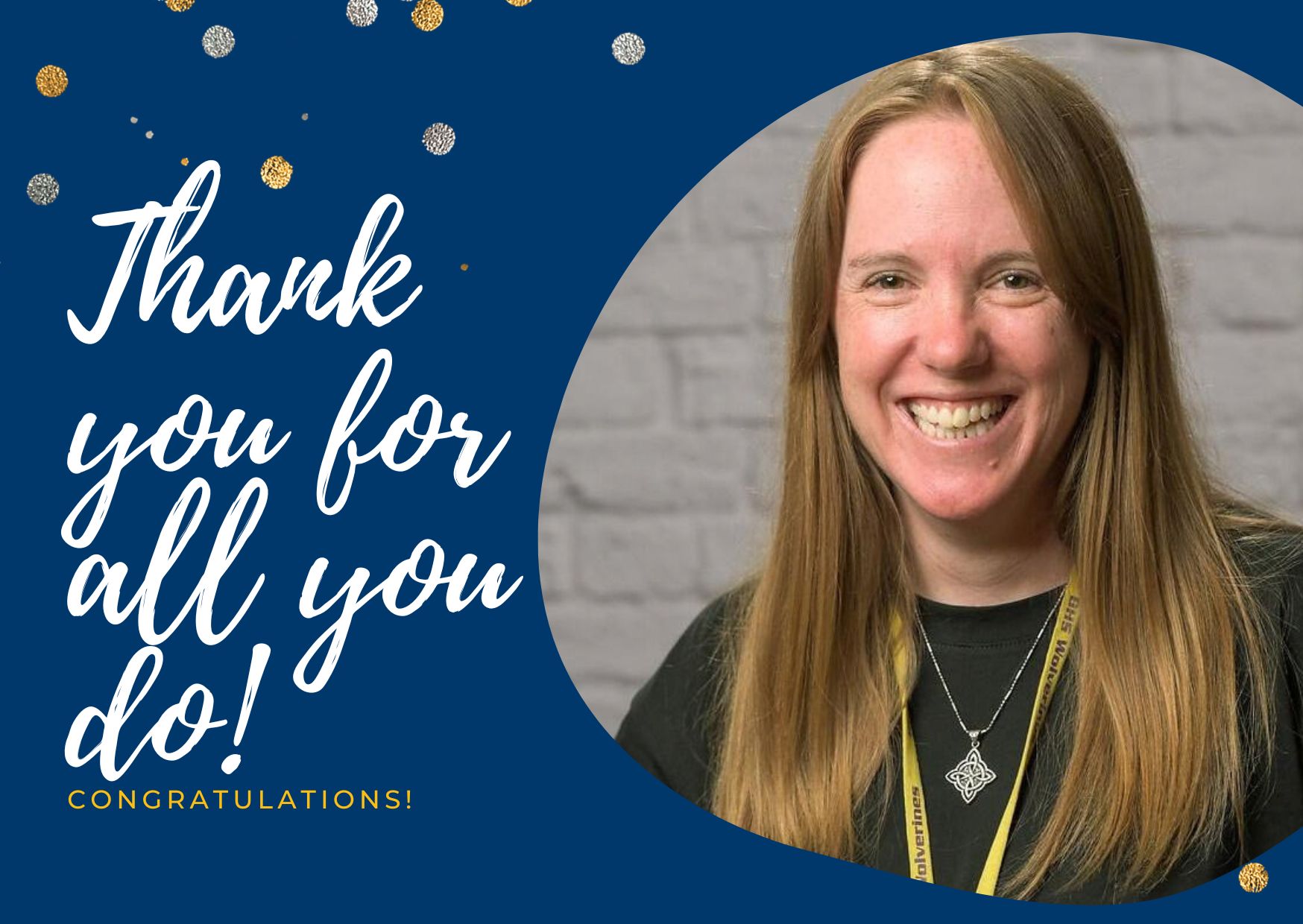 High School Counselor of the Month Recipient