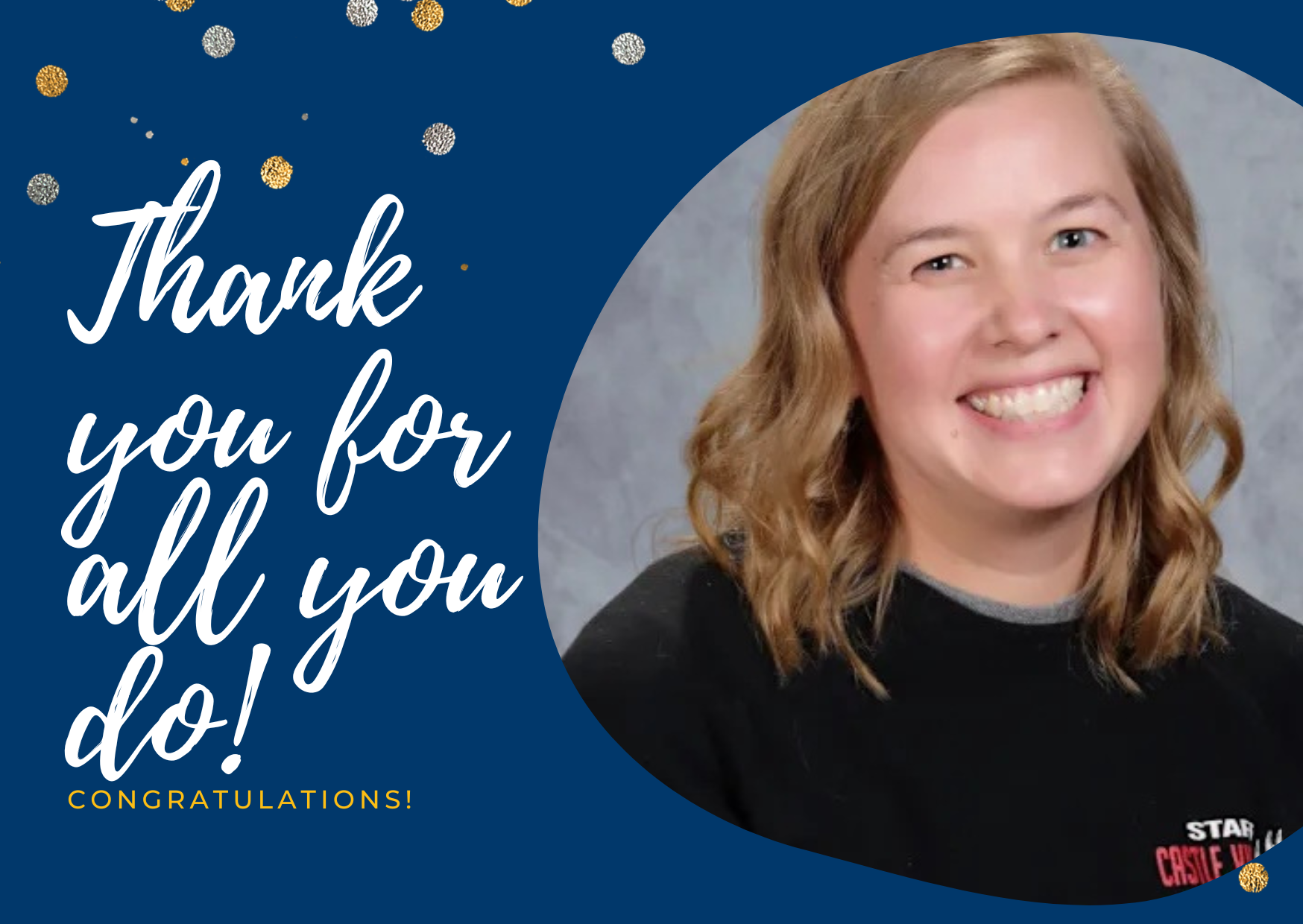 High School Counselor of the Month Recipient