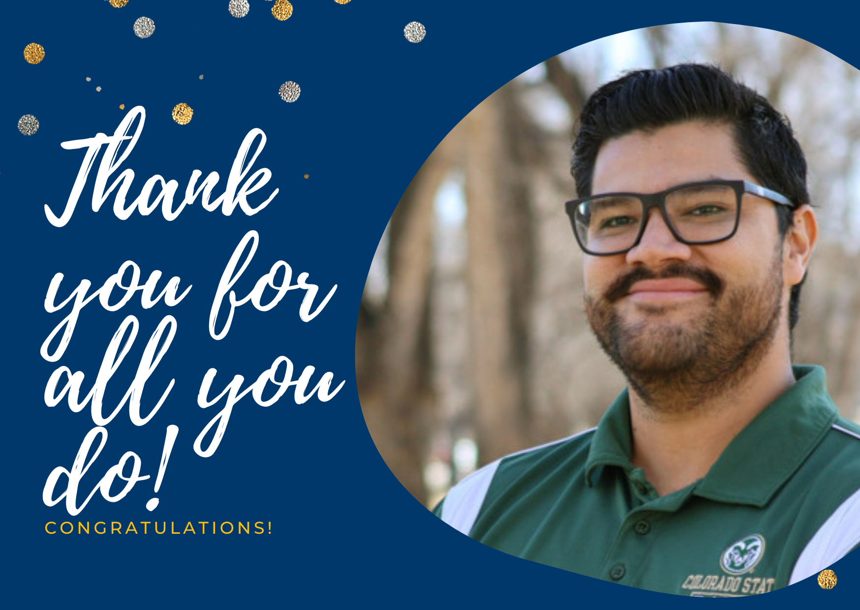 College Representative of the Month Recipient